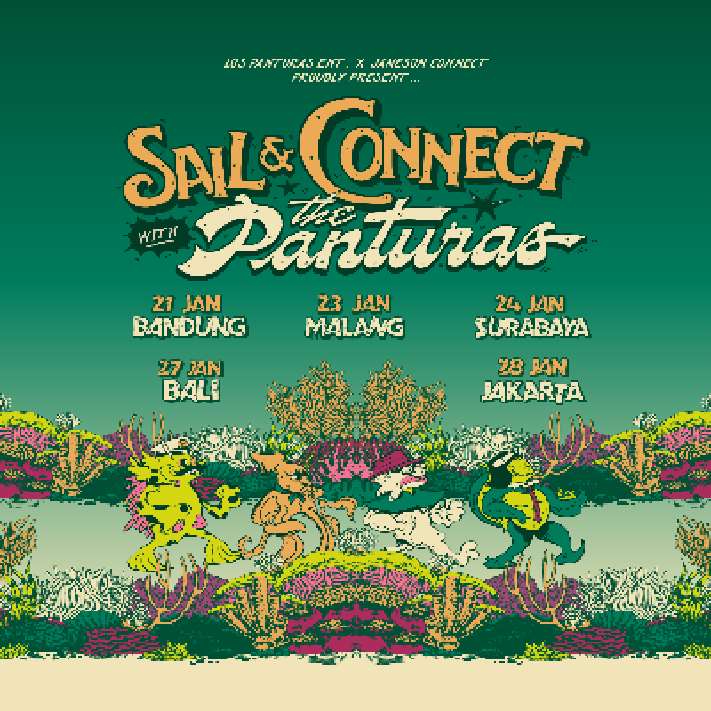 The Panturas Kembangkan Layar dalam Tur "Sail & Connect" bersama Jameson Connect